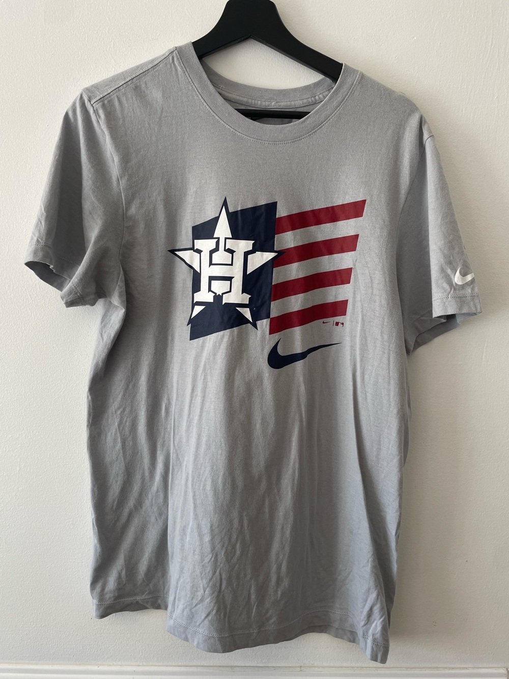 Nike Houston Astros American Flag T-Shirt Size S